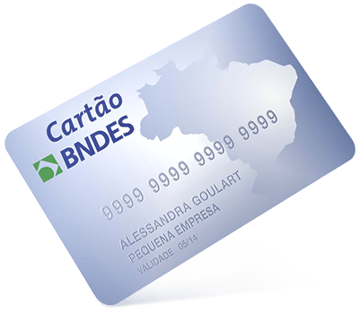 Aceitamos pagamentos com cartão BNDES
